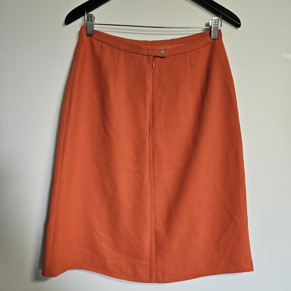 Vintage orange skirt - Picture 2 of 5